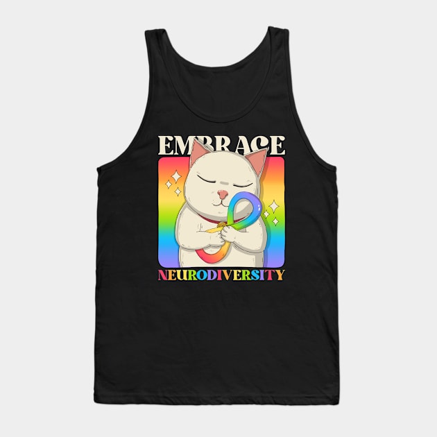 Embrace Neurodiversity Tank Top by Japanese Neko